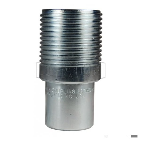 WS Series High Pressure Wingstyle Female Plug, 1-1/2-11-1/2 Nominal, Female NPTF, Steel